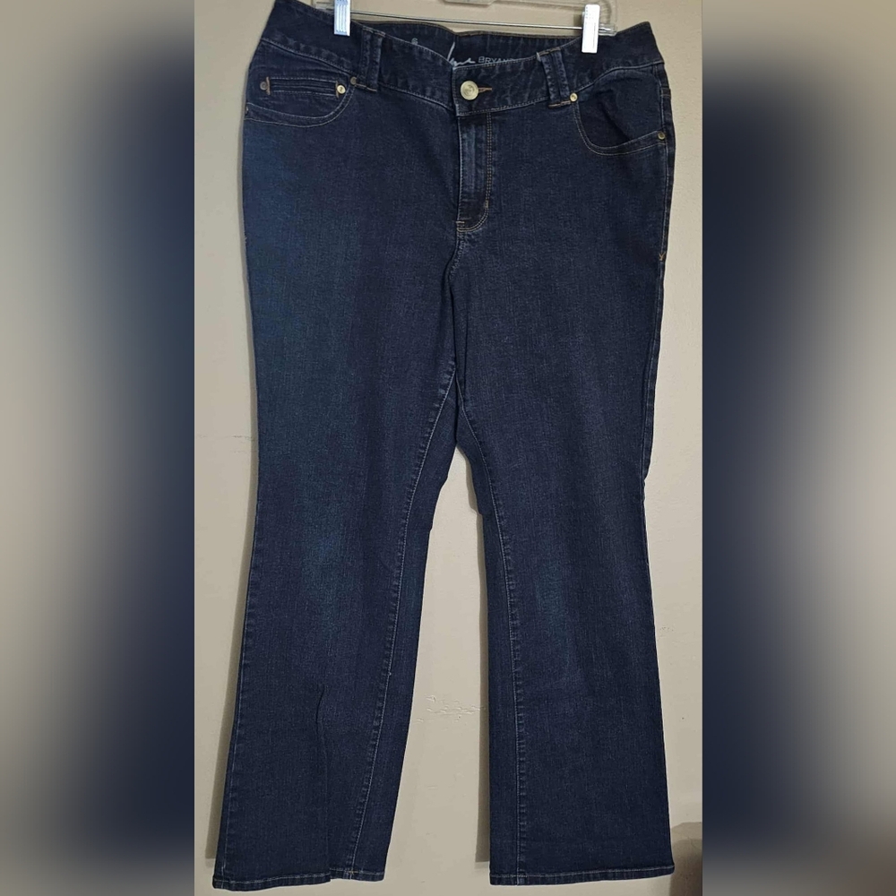 Lane Bryant Dark Blue Slim Boot Cut Jeans